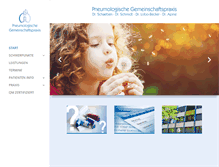 Tablet Screenshot of lungenfachaerzte-kss.de